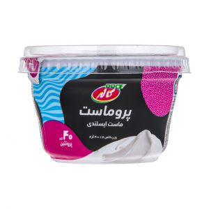ماست ایسلندی پروماست کازئین کاله مقدار 400 گرم