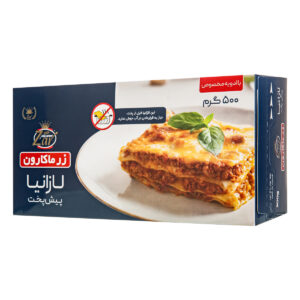 لازانیا500گ زر ماکارون پیش پخت