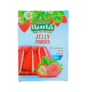پودر ژله توت فرنگی فامیلا